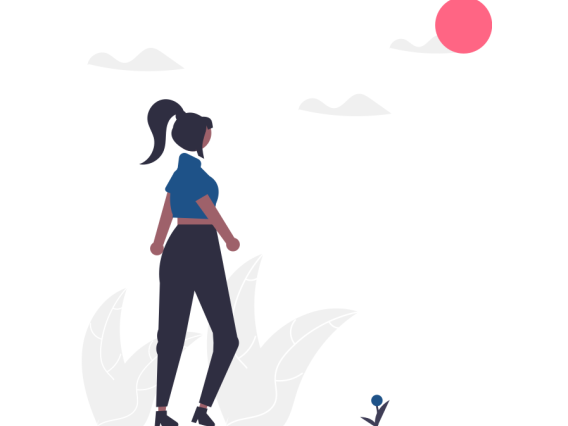 icon of person walking on path